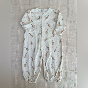 Sophie la girafe Ecru Print Converter Gown